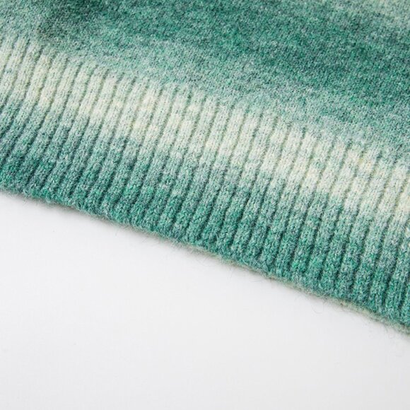 Stussy Gradient Button Knit Long-Sleeved Sweater - Picture 9 of 9